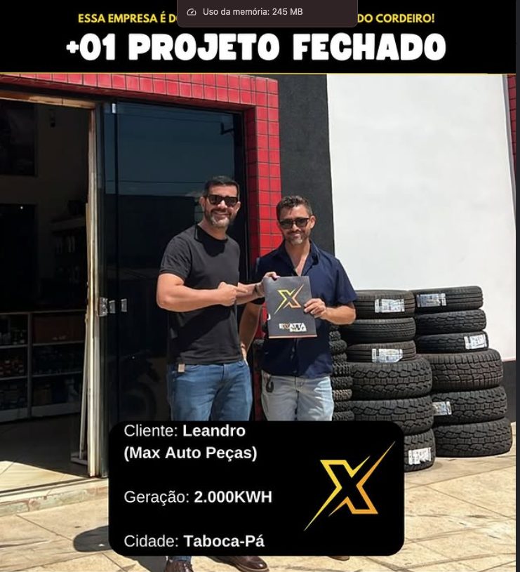 Projeto Exatta fechado: Leandro, Max Auto Peças